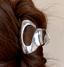 Fashion Metal Celestial Hair Claw Clips Collection T11 Silver